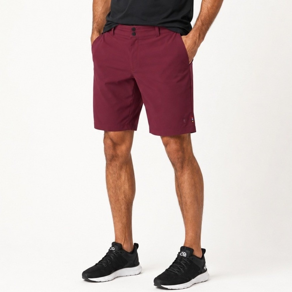 Smartwool Burgundy Performance Merino Short 10" Shorts Lightweight Size Large